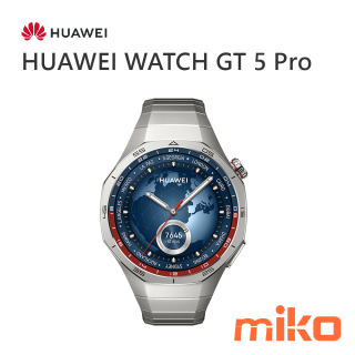 HUAWEI WATCH GT 5 Pro 鈦空銀